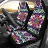Aztec Pink Geometric Print Pattern Universal Fit Car Seat Covers