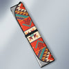 Aztec Red Print Pattern Car Sun Shade For Windshield