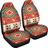 Aztec Red Print Pattern Universal Fit Car Seat Covers