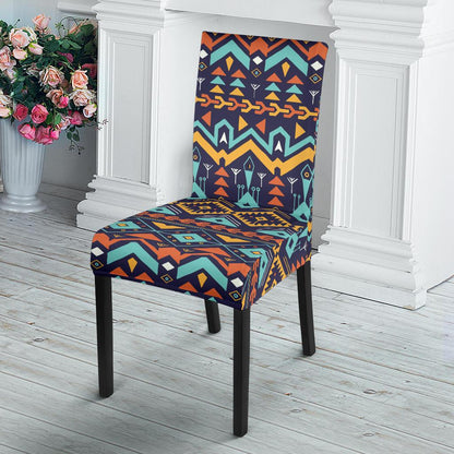 Aztec Style Print Pattern Dinning Chair Slipper-JTAMIGO.COM