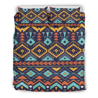 Aztec Style Print Pattern Duvet Cover Bedding Set