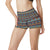 Aztec Style Print Pattern High Waisted Spandex Shorts-JTAMIGO.COM