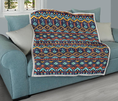 Aztec Style Print Pattern Premium Quilt-JTAMIGO.COM