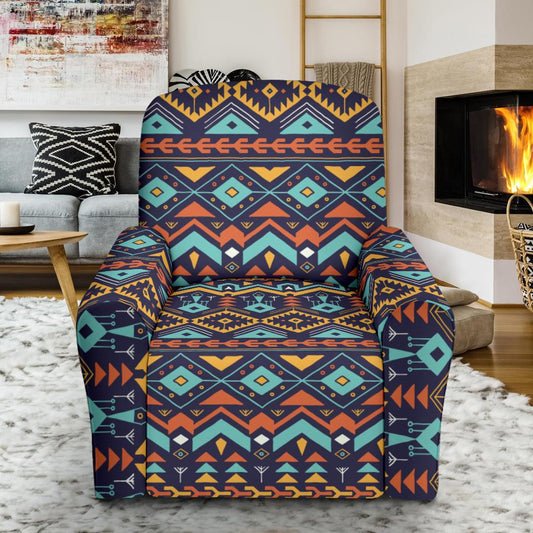 Aztec Style Print Pattern Single Sofa Slipcover -JTAMIGO.COM