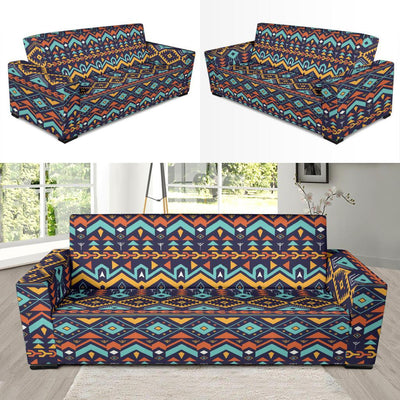 Aztec Style Print Pattern Sofa Slipcover-JTAMIGO.COM