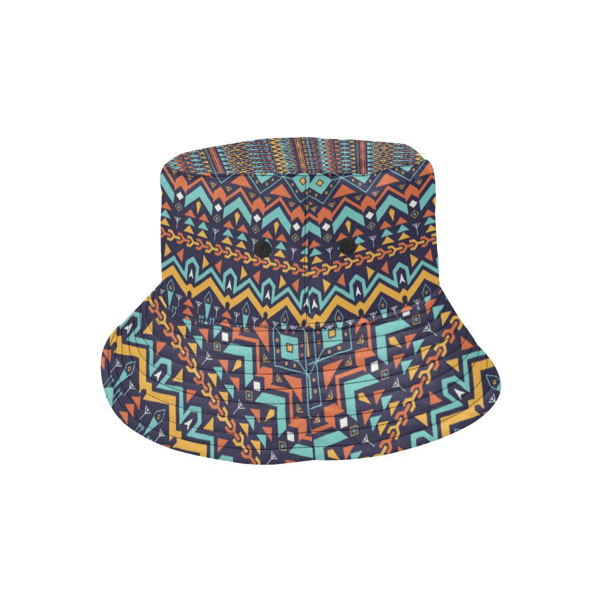 Aztec Style Print Pattern Unisex Bucket Hat