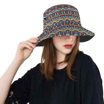 Aztec Style Print Pattern Unisex Bucket Hat