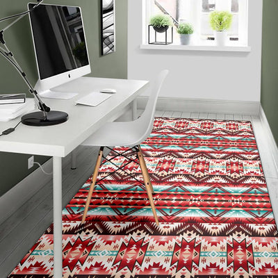 Aztec Western Style Print Pattern Area Rugs-JTAMIGO.COM