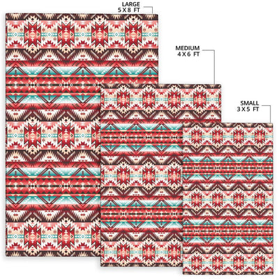 Aztec Western Style Print Pattern Area Rugs-JTAMIGO.COM