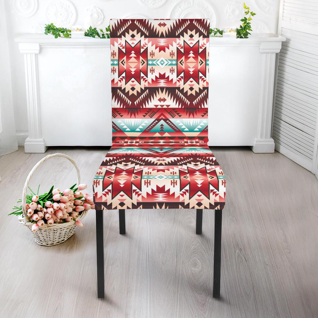 Aztec Western Style Print Pattern Dinning Chair Slipper-JTAMIGO.COM