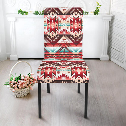 Aztec Western Style Print Pattern Dinning Chair Slipper-JTAMIGO.COM
