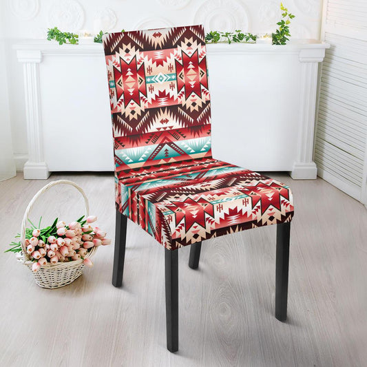 Aztec Western Style Print Pattern Dinning Chair Slipper-JTAMIGO.COM