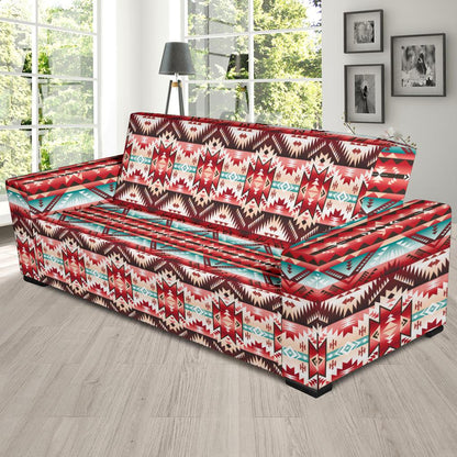 Aztec Western Style Print Pattern Sofa Slipcover-JTAMIGO.COM