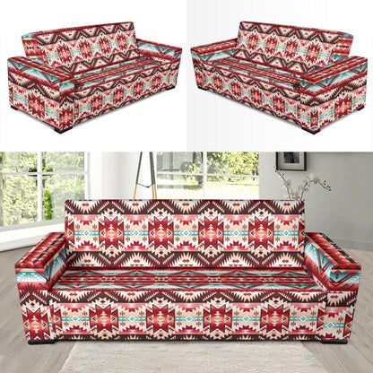 Aztec Western Style Print Pattern Sofa Slipcover-JTAMIGO.COM