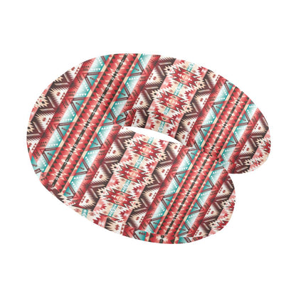Aztec Western Style Print Pattern U-Shaped Travel Neck Pillow-JTAMIGO.COM
