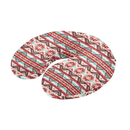 Aztec Western Style Print Pattern U-Shaped Travel Neck Pillow-JTAMIGO.COM