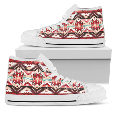 Aztec Western Style Print Pattern Women High Top Shoes