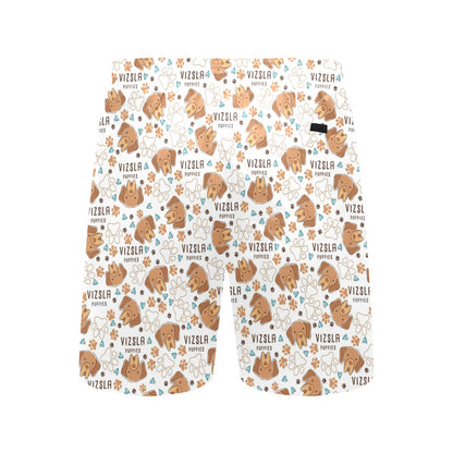 Vizslas Print Design LKS301 Men's Swim Trunks Beach Shorts