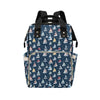 Sailboat Print Design LKS306 Diaper Bag Backpack