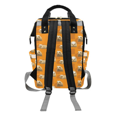 Guinea Pig Print Design LKS403 Diaper Bag Backpack