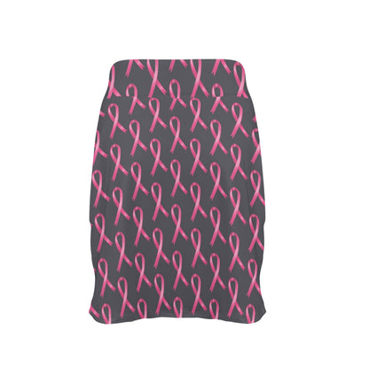 Breast Cancer Awareness Pattern 17" Golf & Pickleball Skort with Pockets