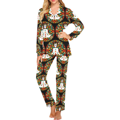 Chakra Yoga Women's Long Pajama Set