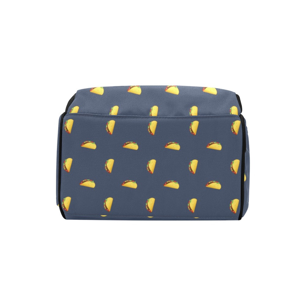 Taco Print Design LKS305 Diaper Bag Backpack