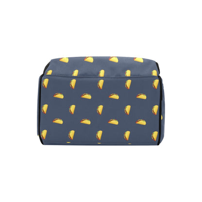 Taco Print Design LKS305 Diaper Bag Backpack