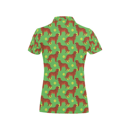 Setters Irish Print Design LKS302 Women's Polo Shirt