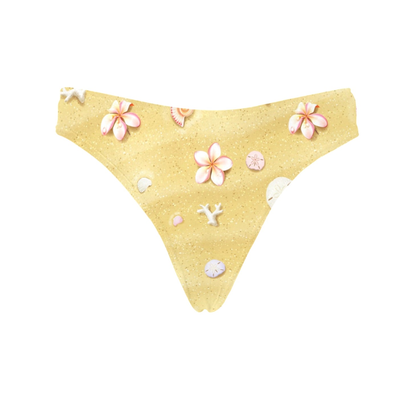 Beach Theme Print Women's Thongs