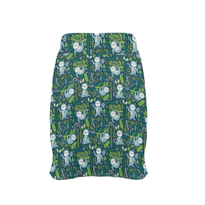 Sloth Print Design LKS304 17" Golf & Pickleball Skort with Pockets