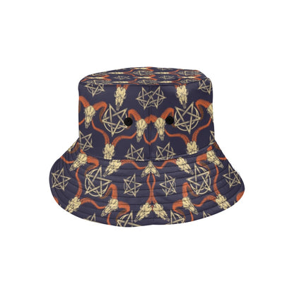 Buffalo Head Print Design LKS403 Unisex Bucket Hat