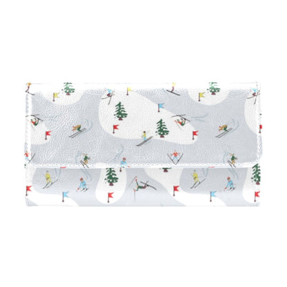 Ski Print Design LKS305 Women's Trifold Wallet