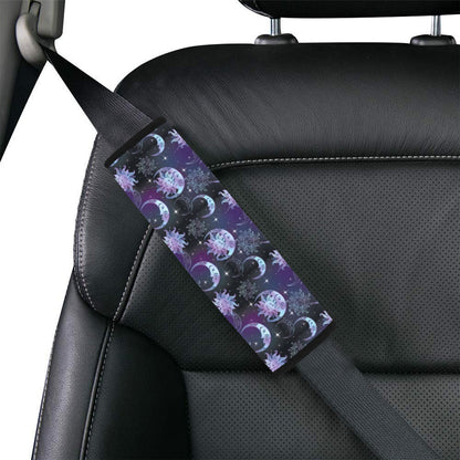 Sun Moon Print Design LKS303 Car Seat Belt Cover