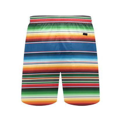 Serape Print Design LKS303 Men's Swim Trunks Beach Shorts