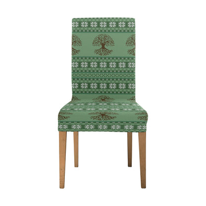 Tree Of Life Knit Style Print Design LKS301 Dining Chair Slipcover