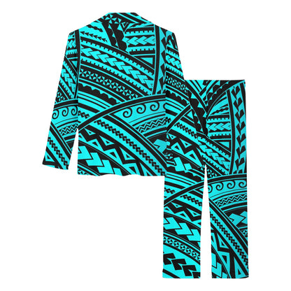 Polynesian Tribal Women's Long Pajama Set
