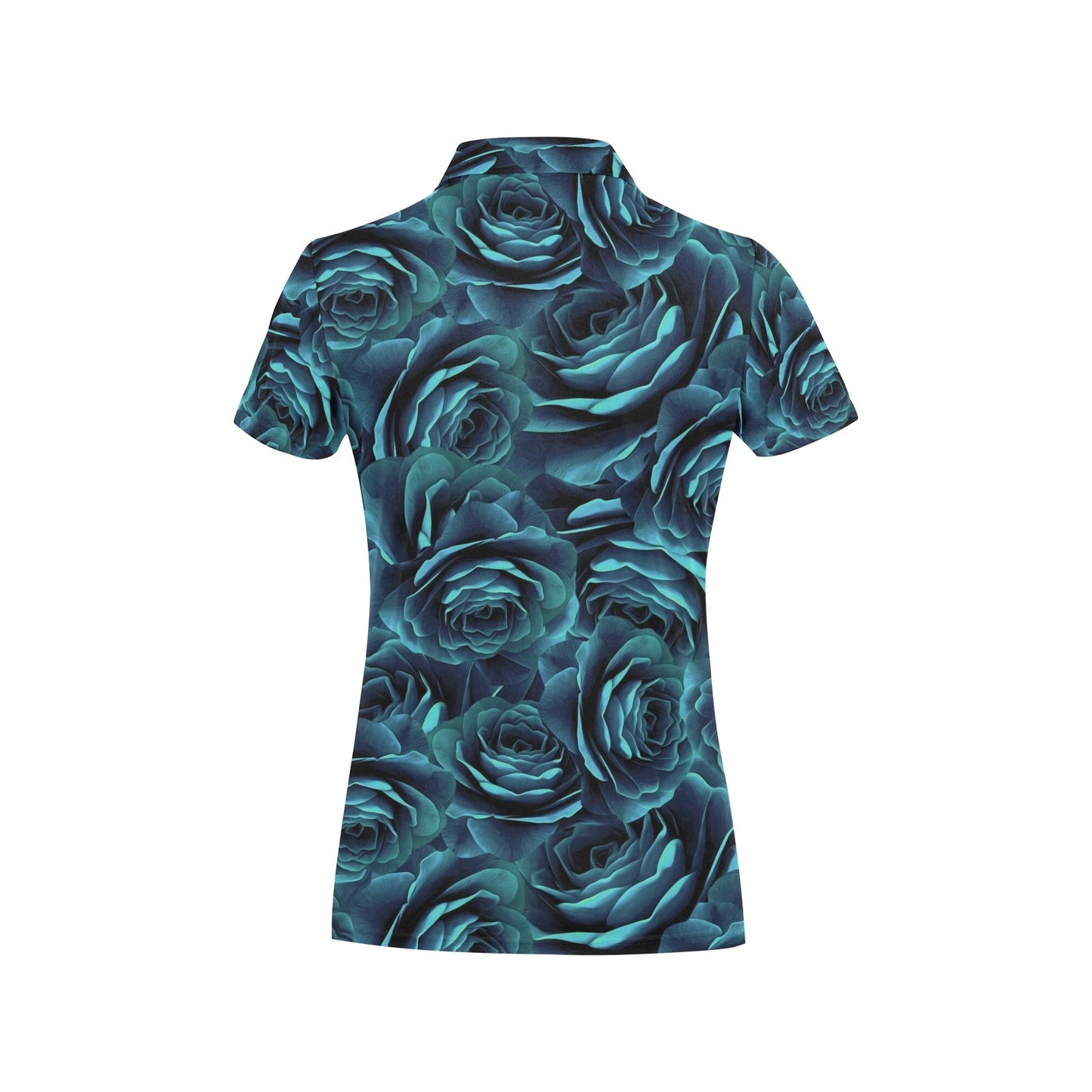Camellia Pattern Print Design CM04 Women's Polo Shirt