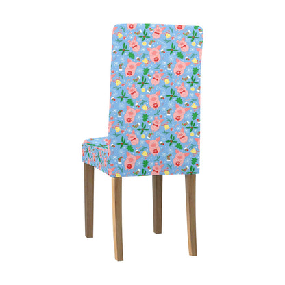 Pig Print Design LKS404 Dining Chair Slipcover