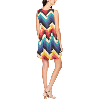 Tribal Aztec Sleeveless Dress