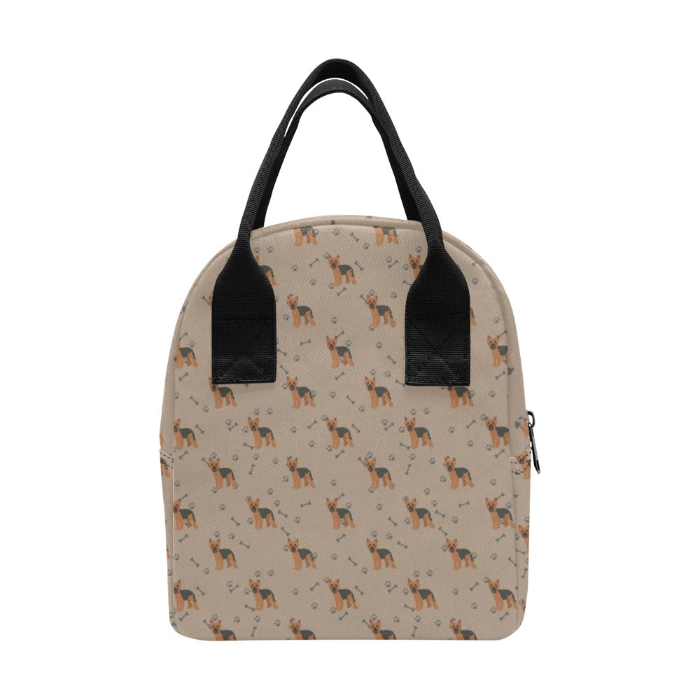 Yorkshire Terriers Print Design LKS305 Insulated Lunch Bag