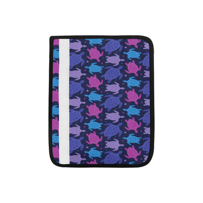 Sea Turtle Print Design LKS309 Car Seat Belt Cover