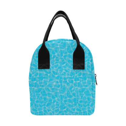 Swimming Pool Texture Print Design LKS301 Insulated Lunch Bag
