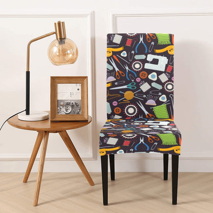 Sewing Equipment Print Design LKS308 Dining Chair Slipcover