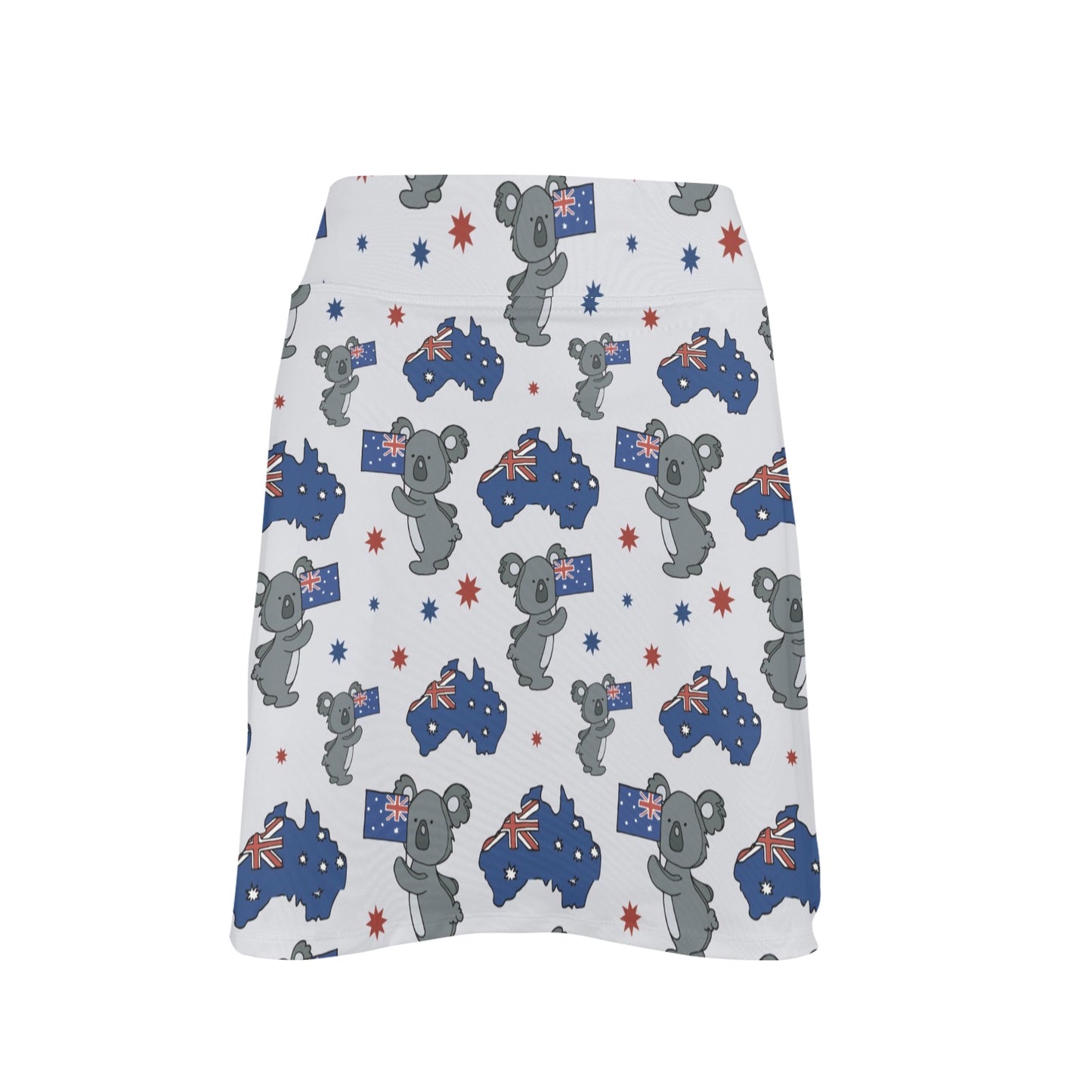Koala Australia Day Themed Design 17" Golf & Pickleball Skort with Pockets