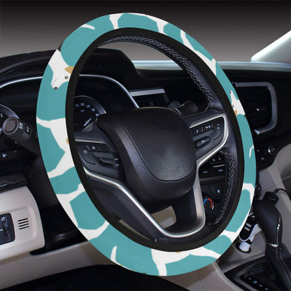 Russell Terriers Print Design LKS301 Steering Wheel Cover with Elastic Edge