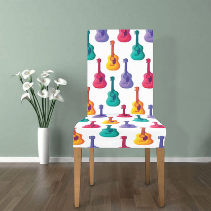 Acoustic Guitar Print Design LKS406 Dining Chair Slipcover
