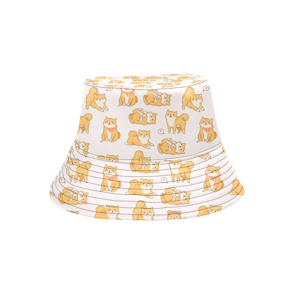 Shiba Inu Print Design LKS308 Unisex Bucket Hat