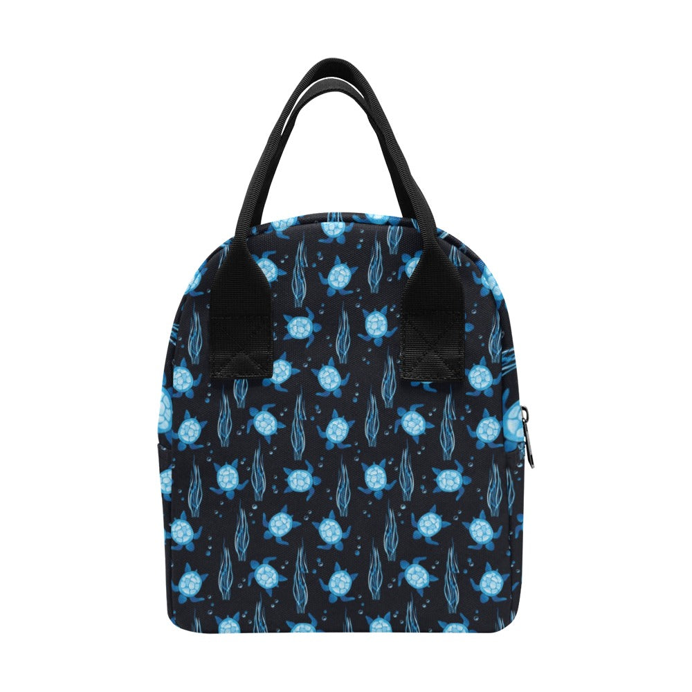 Sea Turtle Print Design LKS3013 Insulated Lunch Bag
