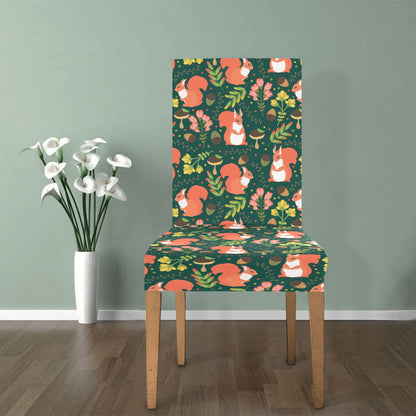 Squirrel Print Design LKS302 Dining Chair Slipcover